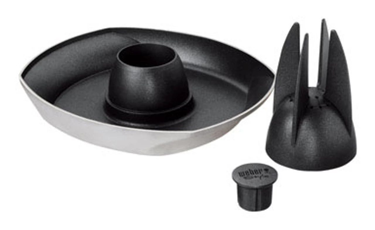 Weber 6731 Deluxe Steel Poultry Roaster 3 Weber 6731 Deluxe Steel Poultry Roaster