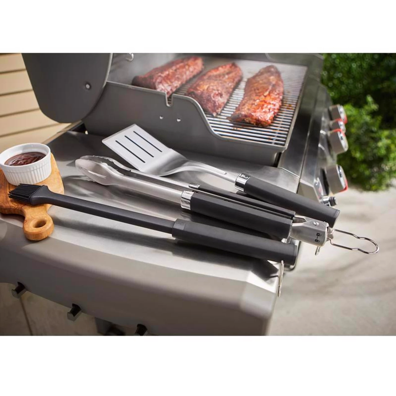 Weber 6772 Precision Stainless Steel Grill Tool Set 3 Pc 4 Weber 6772 Precision Stainless Steel Grill Tool Set 3 Pc - Image 2