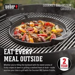 Weber 7421 Gourmet BBQ System Cast Iron Grill Top Griddle 6 Weber 7421 Gourmet BBQ System Cast Iron Grill Top Griddle -Weber Store 8314411 A V1.eps High 09452.1648516955