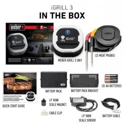 Weber 7204 IGrill 3 Digital Bluetooth Enabled Grill/Meat Thermometer 13 Weber 7204 IGrill 3 Digital Bluetooth Enabled Grill/Meat Thermometer -Weber Store 8592180 A V6.eps High 67748.1648677970