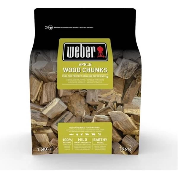 Weber Apple Smoking Wood Chunks 17616 3 Weber Apple Smoking Wood Chunks 17616