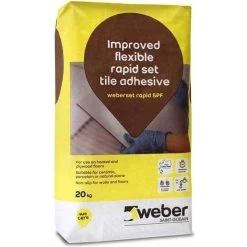 Weber Set Rapid SPF Flexible Tile Adhesive 20kg