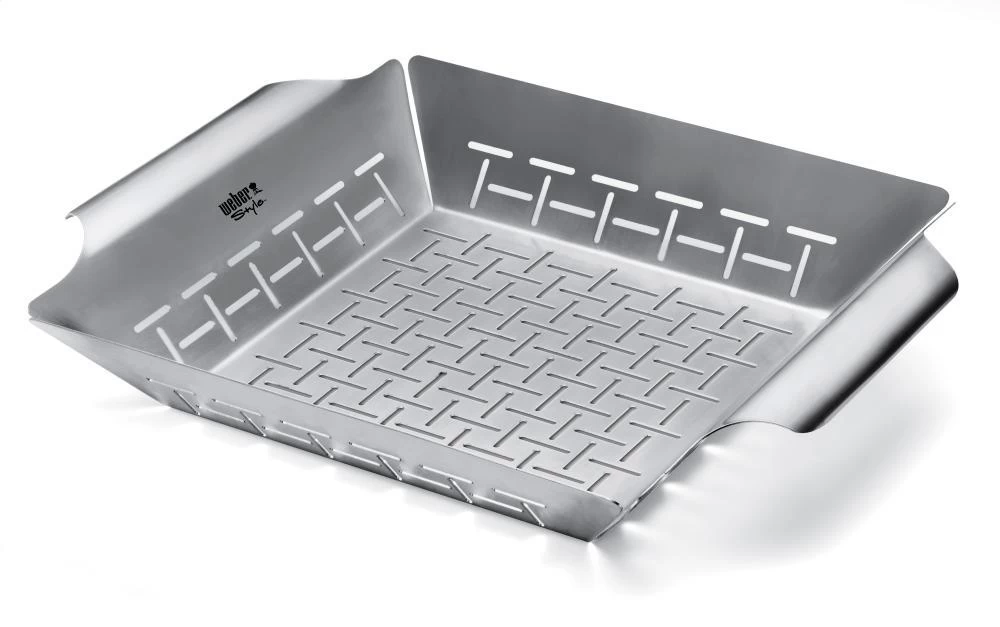 Weber WEBER STYLE - Stainless Steel Vegetable Basket 3 Weber WEBER STYLE - Stainless Steel Vegetable Basket