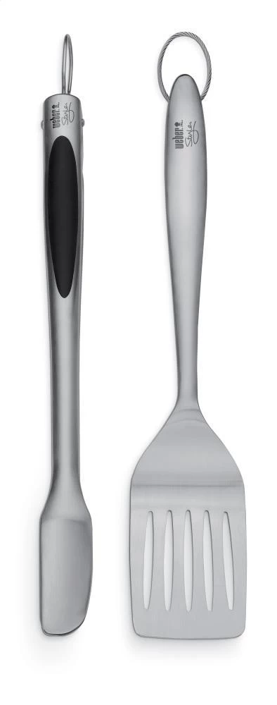Weber WEBER STYLE - Stainless Steel Two-Piece Barbecue Tool Set 3 Weber WEBER STYLE - Stainless Steel Two-Piece Barbecue Tool Set