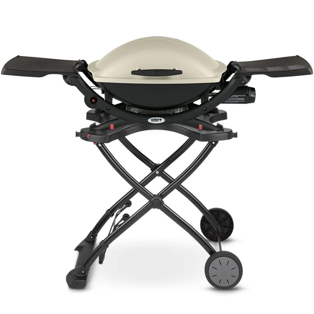 Weber Q2200 Portable Propane Gas Grill With Side Tables On Scissor Cart (WEB-54060001-WEB-6557) 3 Weber Q2200 Portable Propane Gas Grill With Side Tables On Scissor Cart (WEB-54060001-WEB-6557)