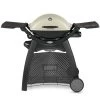 Weber Q2000 Portable Propane Gas Grill With Side Tables On Q Cart (WEB-53060001-WEB-6525) -Weber Store web 54060001 web 6525 a 05 22