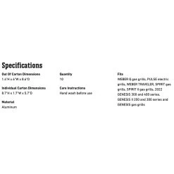 Weber Store -Weber Store web 6415 spec a 05 22