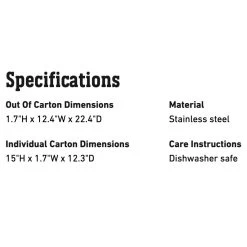 Weber Stainless Steel Pizza Paddle (WEB-6691) -Weber Store web 6691 spec a 05 22