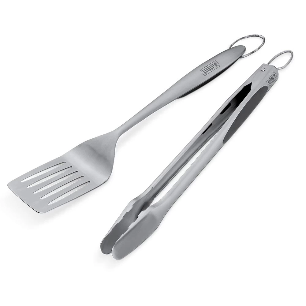 Weber Deluxe Grill Tongs And Spatula Set (WEB-6707) 3 Weber Deluxe Grill Tongs And Spatula Set (WEB-6707)