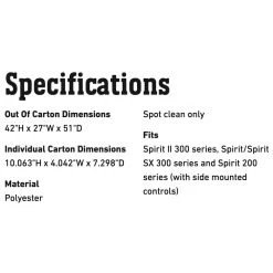 Weber Premium Grill Cover For Spirit And Spirit II 300 Series Grills (WEB-7139) 5 Weber Premium Grill Cover For Spirit And Spirit II 300 Series Grills (WEB-7139) -Weber Store web 7139 spec a 05 22