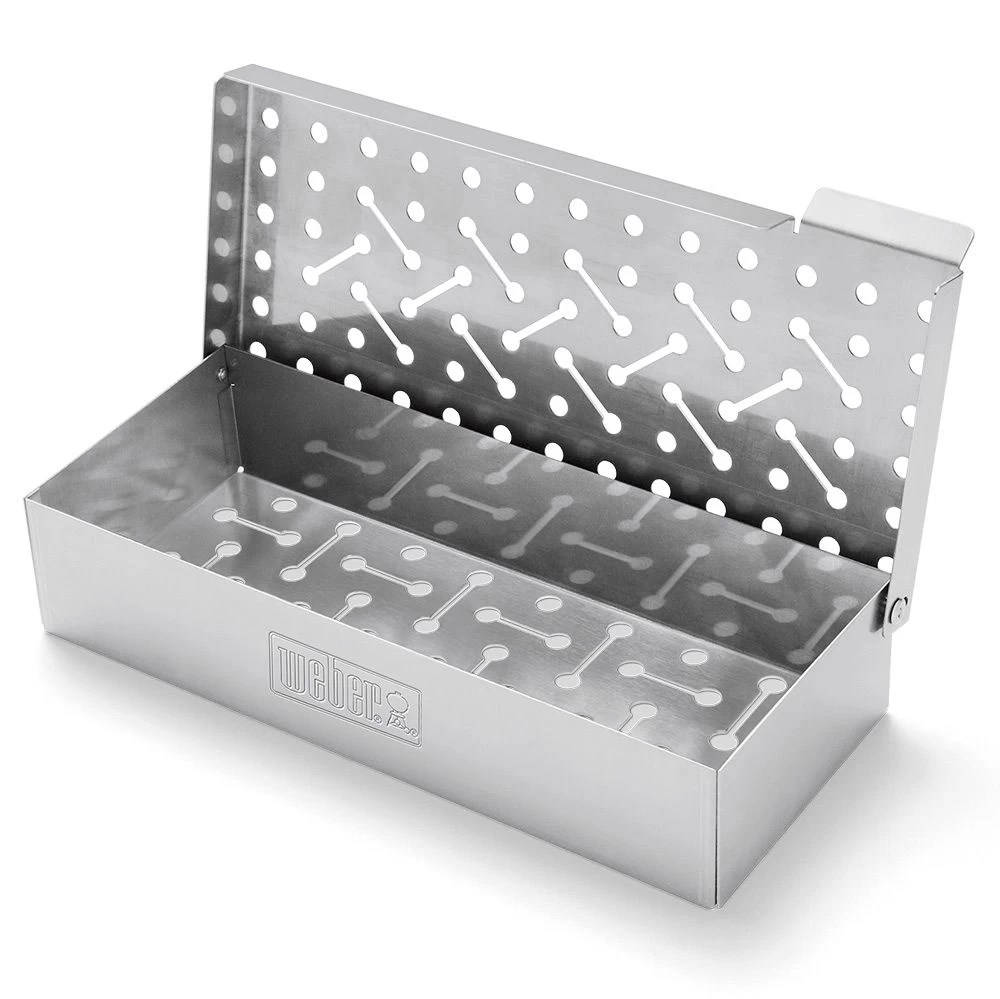 Weber Smoker Box For Q 200/2000 Series And Larger Gas Grills (WEB-7576) 3 Weber Smoker Box For Q 200/2000 Series And Larger Gas Grills (WEB-7576)