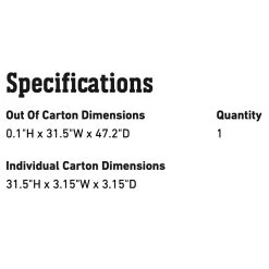 Weber Floor Protection Mat (WEB-7696) 11 Weber Floor Protection Mat (WEB-7696) -Weber Store web 7696 spec a 05 22