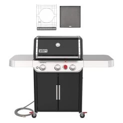 Weber Store 4 Weber Genesis 3-Burner Freestanding Gas Grill With Crafted Griddle