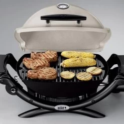 Weber Q1200 Portable Propane Gas Grill With Side Tables On Scissor Cart (WEB-Q1200-PCART) 10 Weber Q1200 Portable Propane Gas Grill With Side Tables On Scissor Cart (WEB-Q1200-PCART) -Weber Store web q1200 config ls b 05 22 1