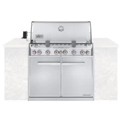 Weber Summit 6-Burner Built-In Gas Grill With Rotisserie, Sear Station And Access Doors (WEB-S-660)